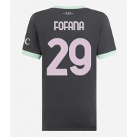 AC Milan Youssouf Fofana #29 Rezervni Dres za Ženska 2024-25 Kratak Rukav